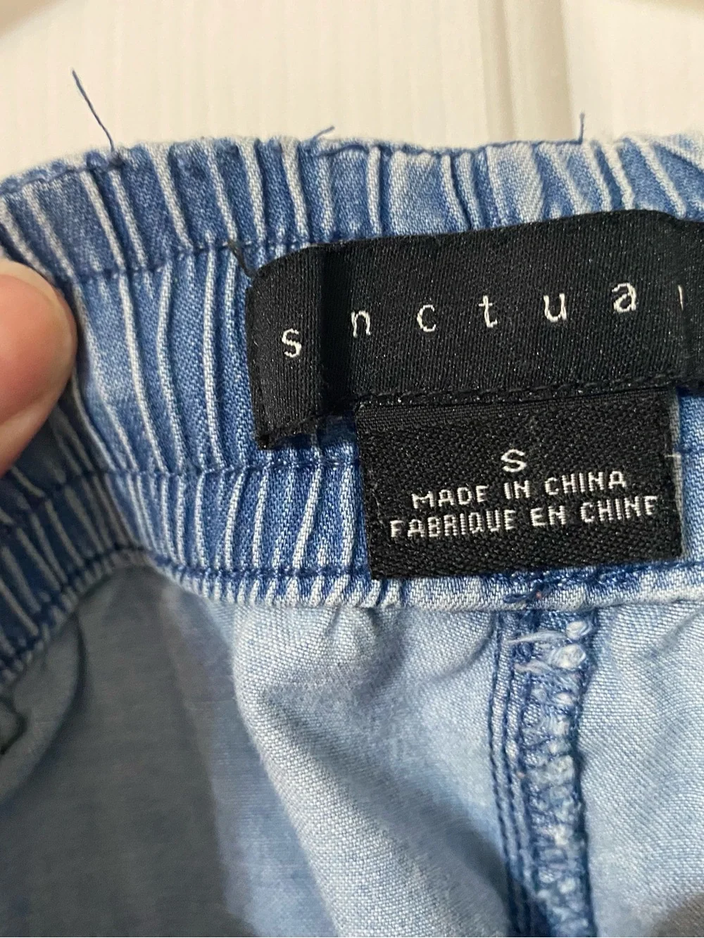 Sanctuary Light Blue Men's Cargo Jogger Jeans